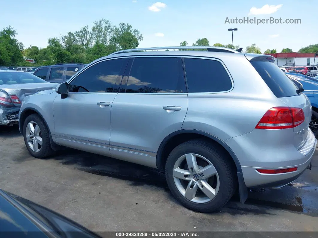 2012 Volkswagen Touareg Tdi Executive/tdi Lux/tdi Sport Silver vin: WVGFK9BP4CD003432