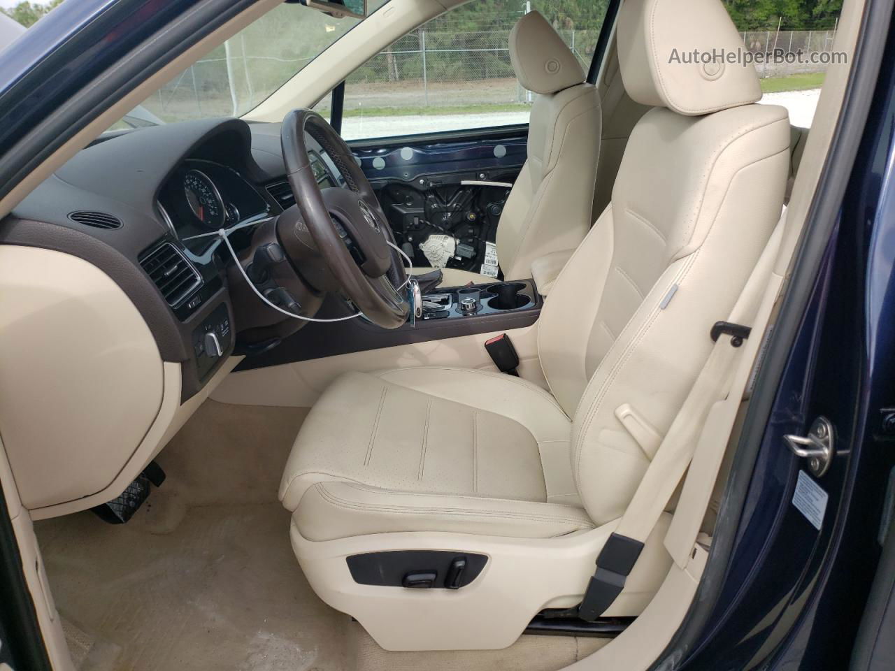 2012 Volkswagen Touareg V6 Tdi Синий vin: WVGFK9BP4CD005391