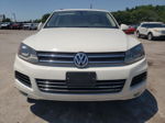 2012 Volkswagen Touareg V6 Tdi White vin: WVGFK9BP6CD000435