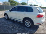 2012 Volkswagen Touareg Tdi Sport White vin: WVGFK9BP6CD004372