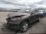 2012 Volkswagen Touareg Lux Brown vin: WVGFK9BP7CD001058