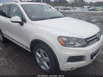 2012 Volkswagen Touareg Tdi Lux Белый vin: WVGFK9BP8CD002641