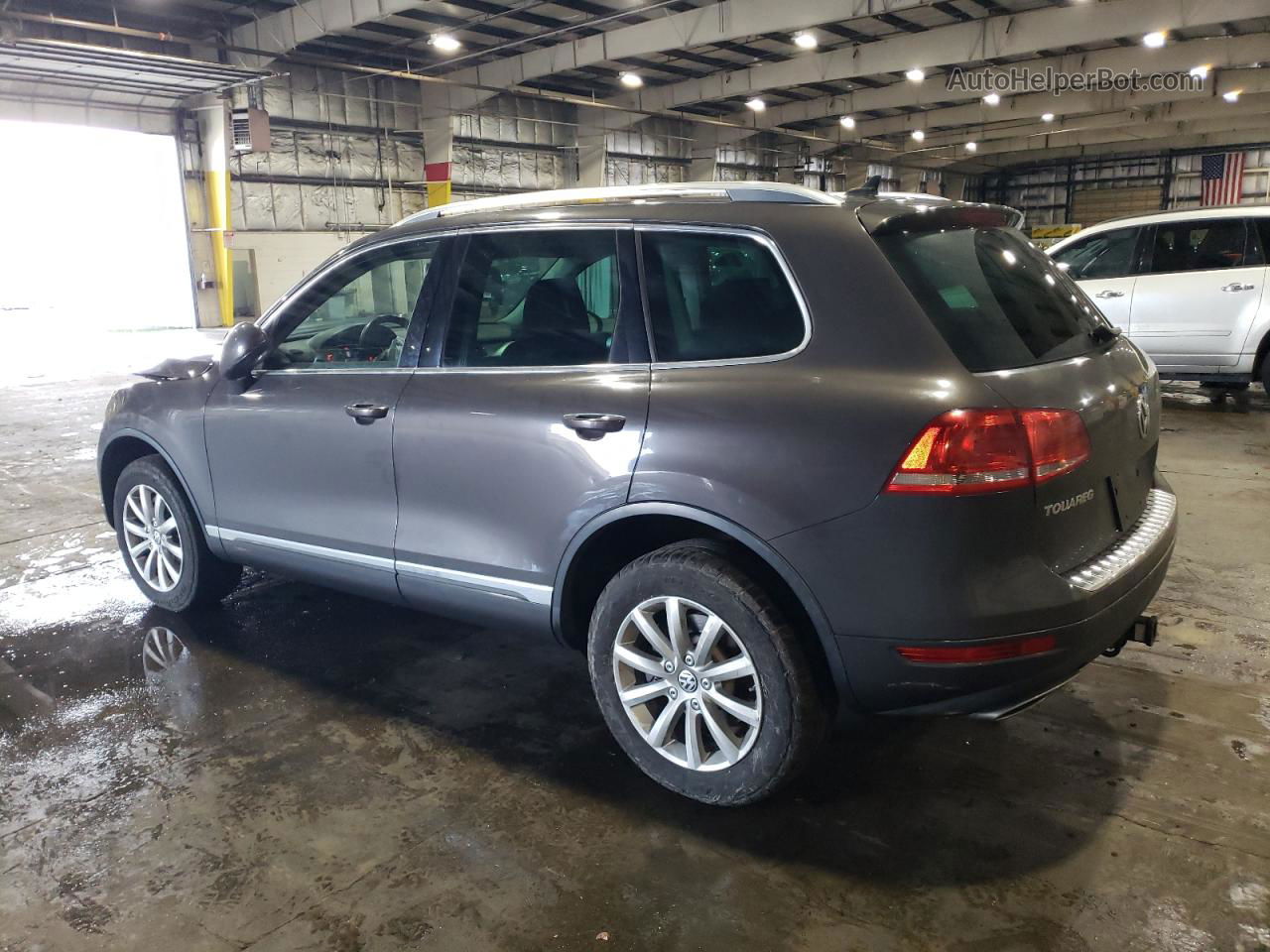 2012 Volkswagen Touareg V6 Tdi Gray vin: WVGFK9BP9CD003040