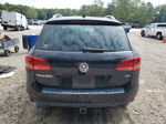 2012 Volkswagen Touareg V6 Tdi Black vin: WVGFK9BPXCD002110