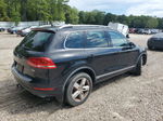 2012 Volkswagen Touareg V6 Tdi Black vin: WVGFK9BPXCD002110