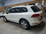 2012 Volkswagen Touareg V6 Tdi White vin: WVGFK9BPXCD004391