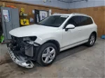 2012 Volkswagen Touareg V6 Tdi White vin: WVGFK9BPXCD004391