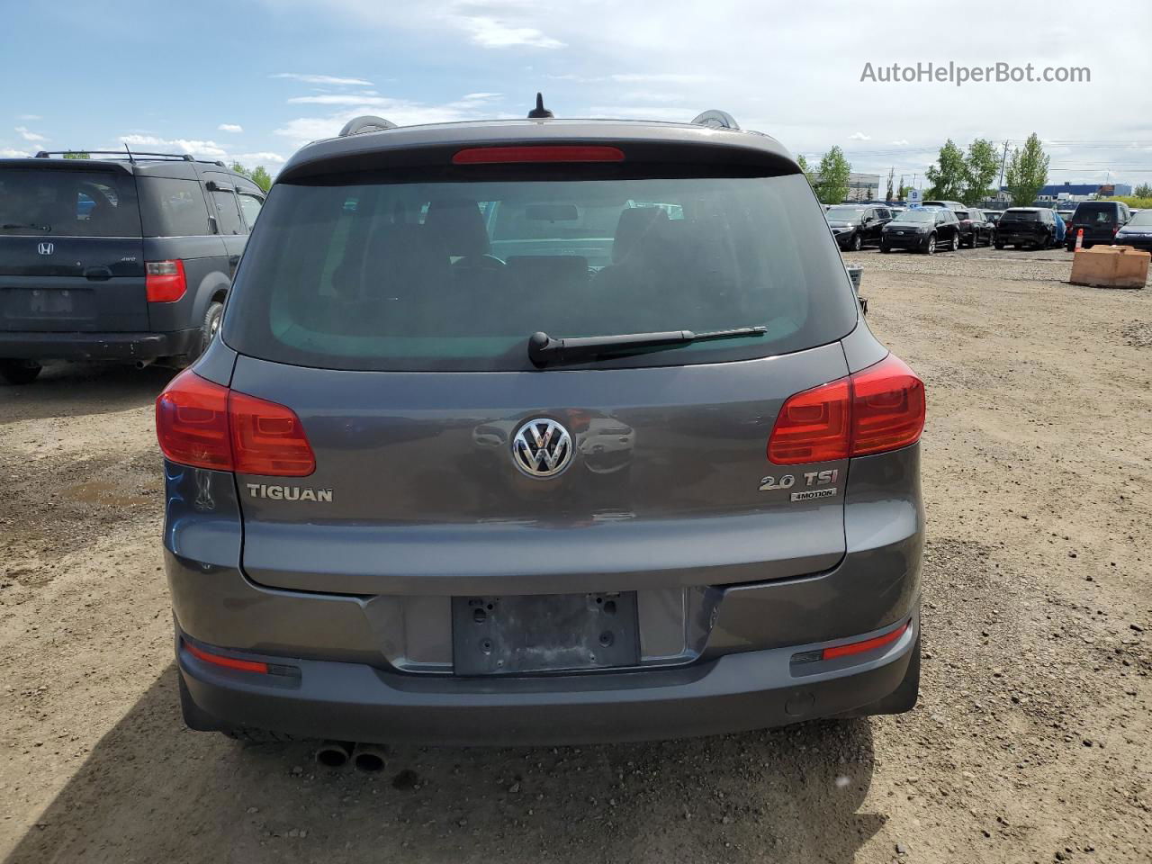 2013 Volkswagen Tiguan S Gray vin: WVGJV3AX0DW604214