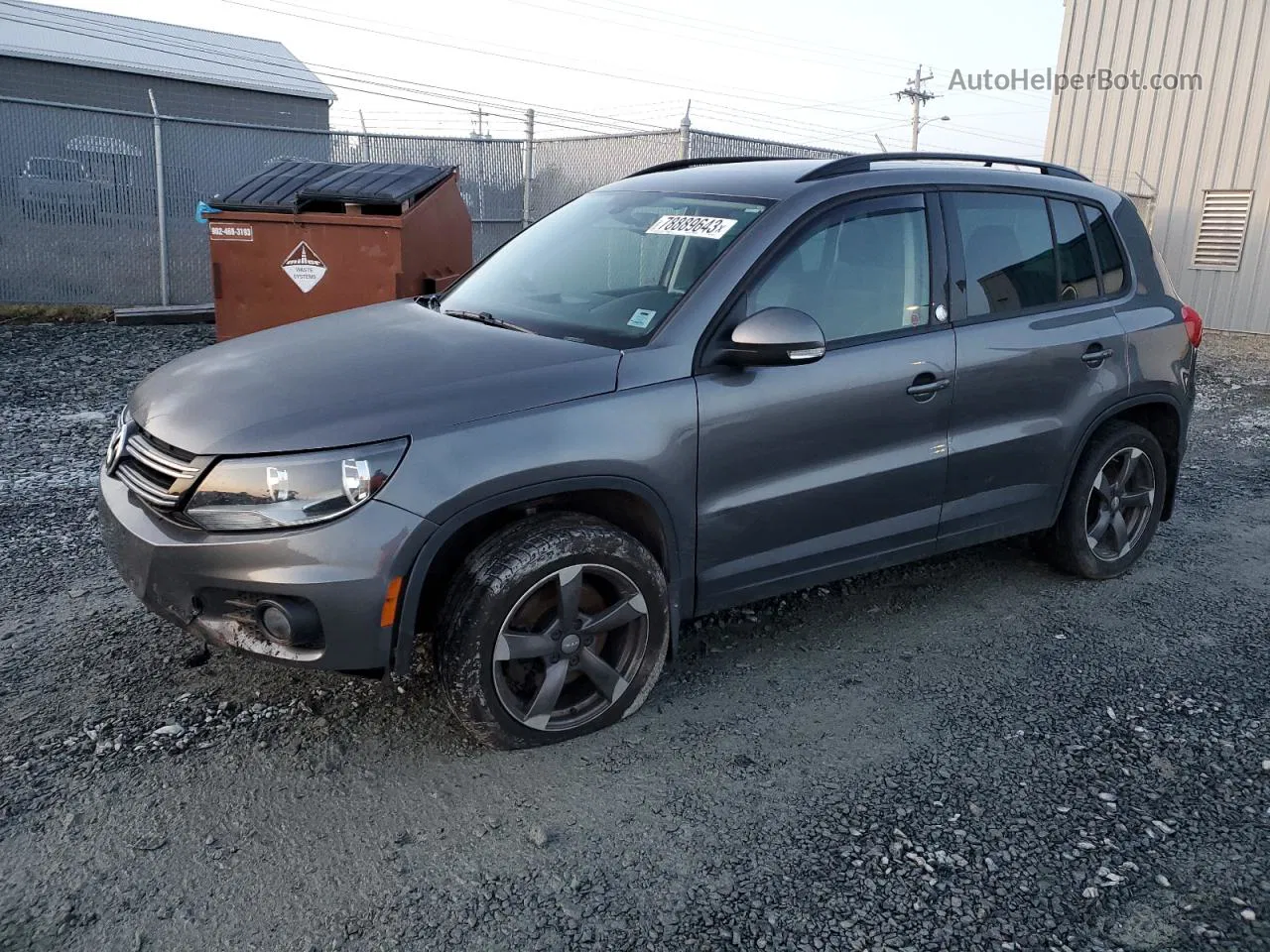 2017 Volkswagen Tiguan Wolfsburg Charcoal vin: WVGNV7AX5HK034359