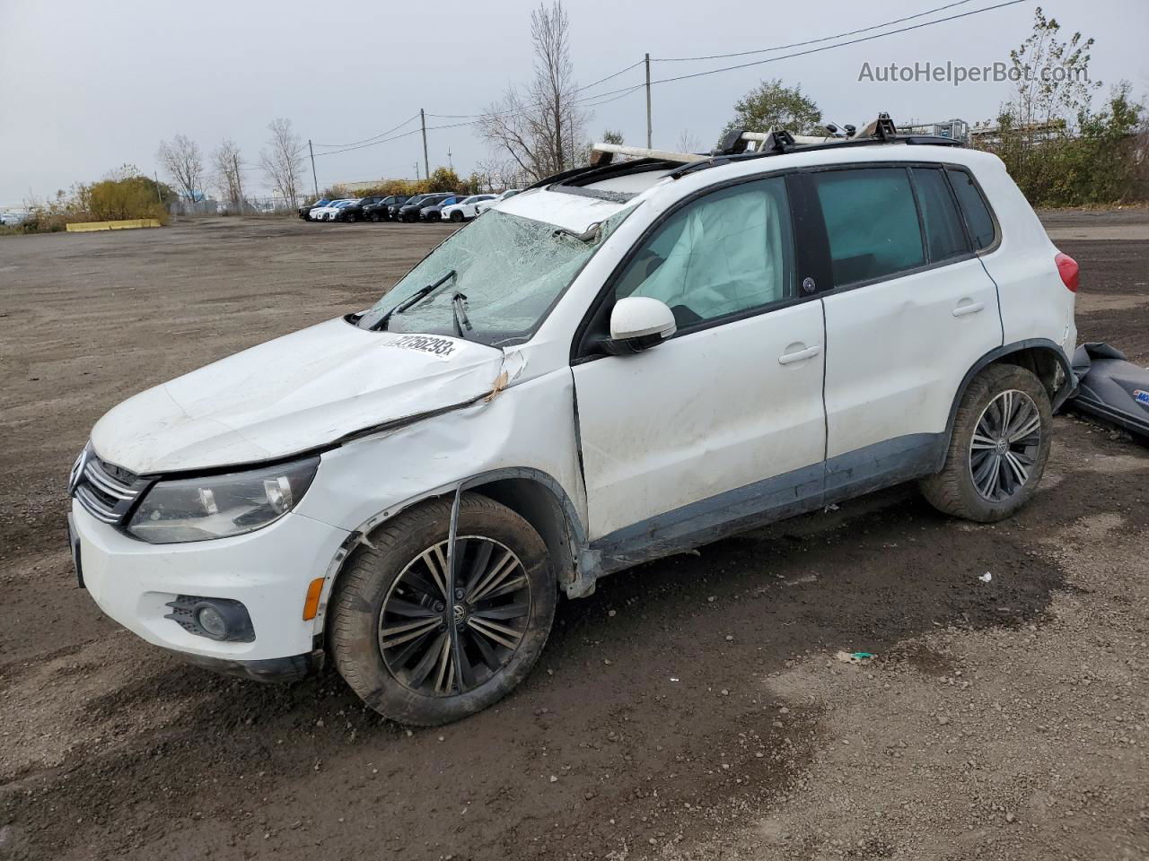 2017 Volkswagen Tiguan Wolfsburg White vin: WVGNV7AX6HK031051