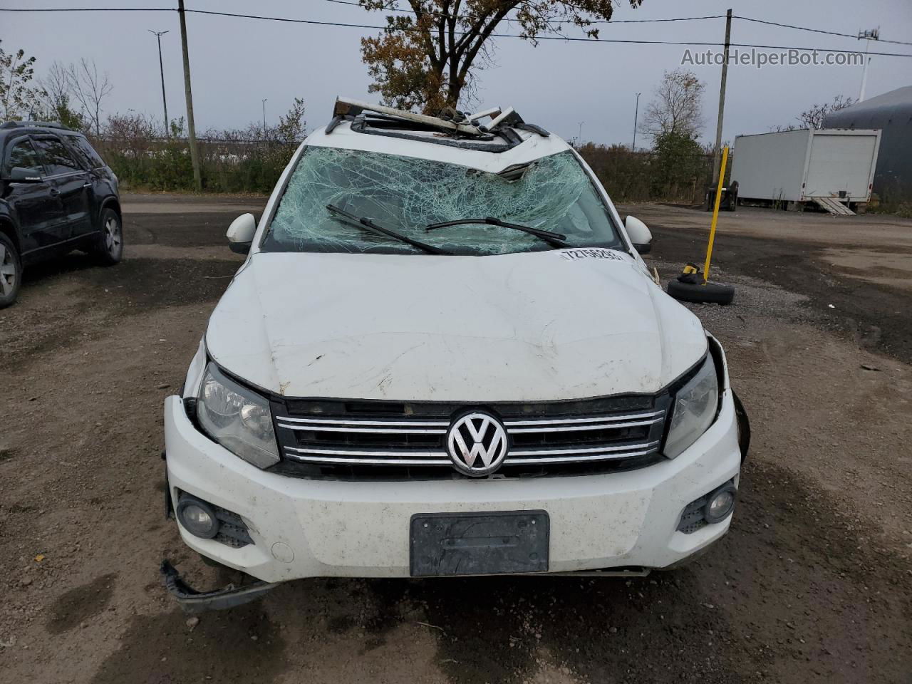 2017 Volkswagen Tiguan Wolfsburg Белый vin: WVGNV7AX6HK031051