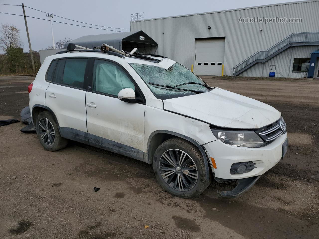 2017 Volkswagen Tiguan Wolfsburg White vin: WVGNV7AX6HK031051