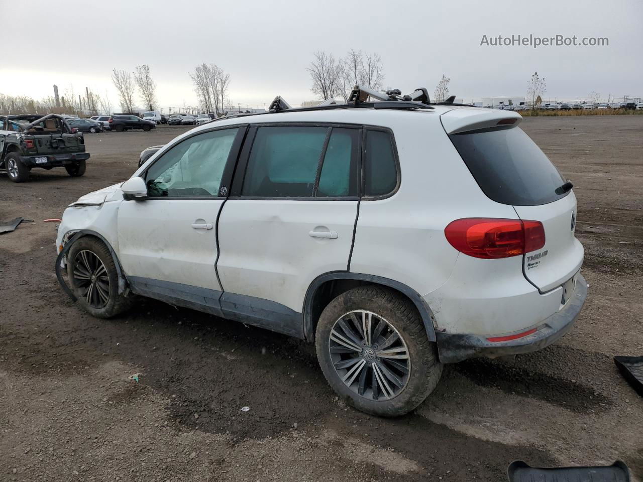 2017 Volkswagen Tiguan Wolfsburg Белый vin: WVGNV7AX6HK031051