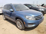 2017 Volkswagen Tiguan Wolfsburg Синий vin: WVGRV7AX2HW508147