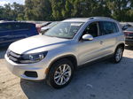 2017 Volkswagen Tiguan Wolfsburg Silver vin: WVGRV7AX6HW503615