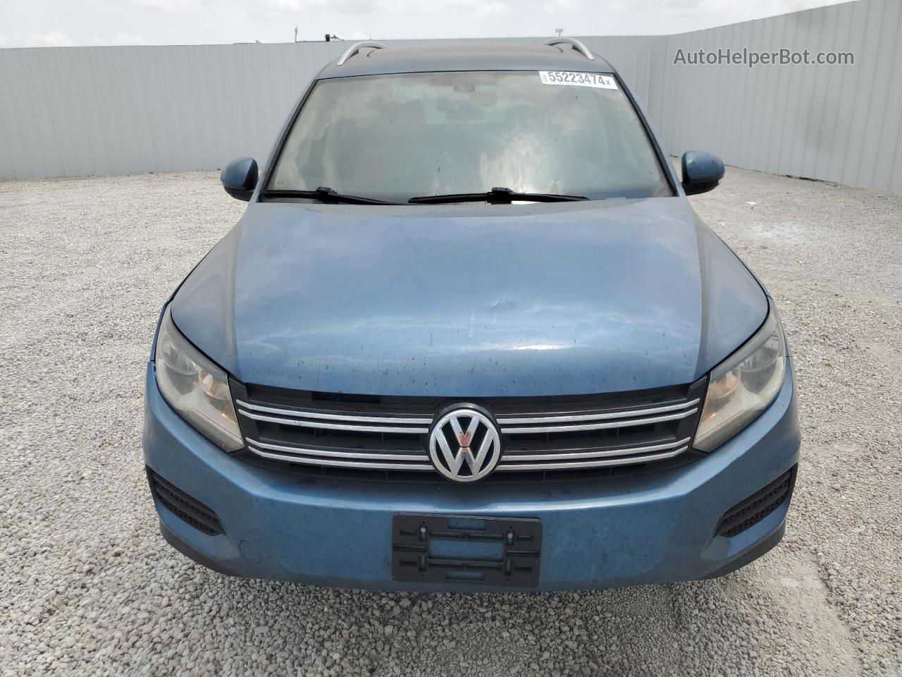 2017 Volkswagen Tiguan Wolfsburg Blue vin: WVGRV7AX8HK014124