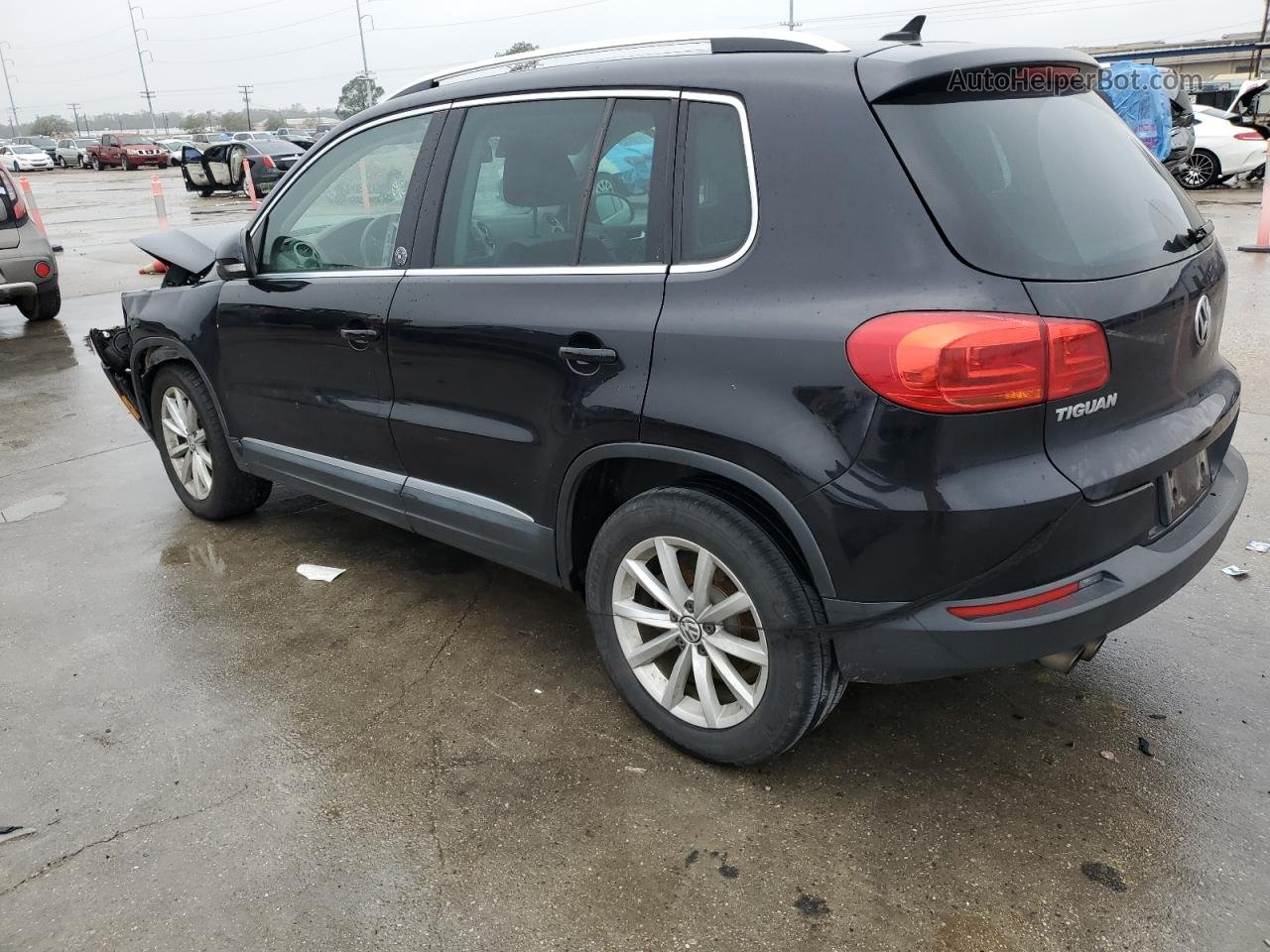 2017 Volkswagen Tiguan Wolfsburg Black vin: WVGRV7AXXHK003139