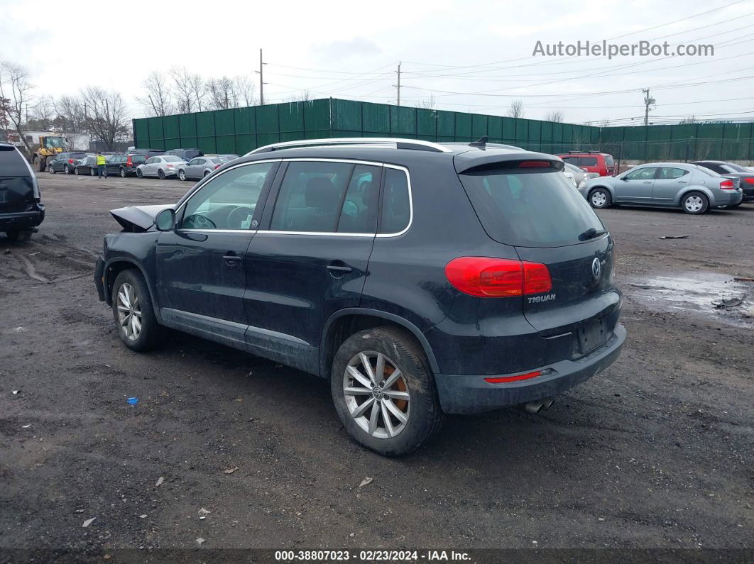 2017 Volkswagen Tiguan 2.0t Wolfsburg Edition Black vin: WVGSV7AX1HK014645