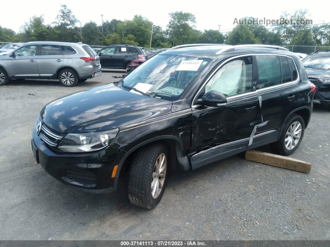 2017 Volkswagen Tiguan Wolfsburg Edition Black vin: WVGSV7AX2HK016209