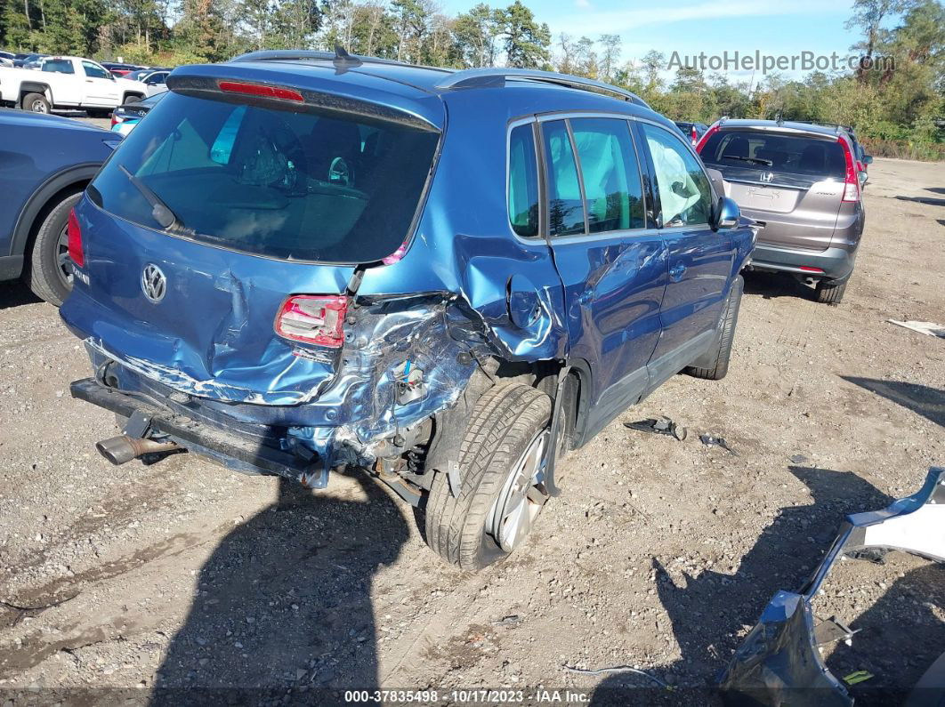 2017 Volkswagen Tiguan Wolfsburg Edition Blue vin: WVGSV7AX4HK029267