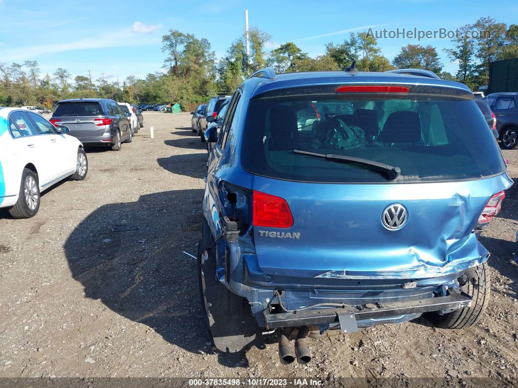 2017 Volkswagen Tiguan Wolfsburg Edition Синий vin: WVGSV7AX4HK029267