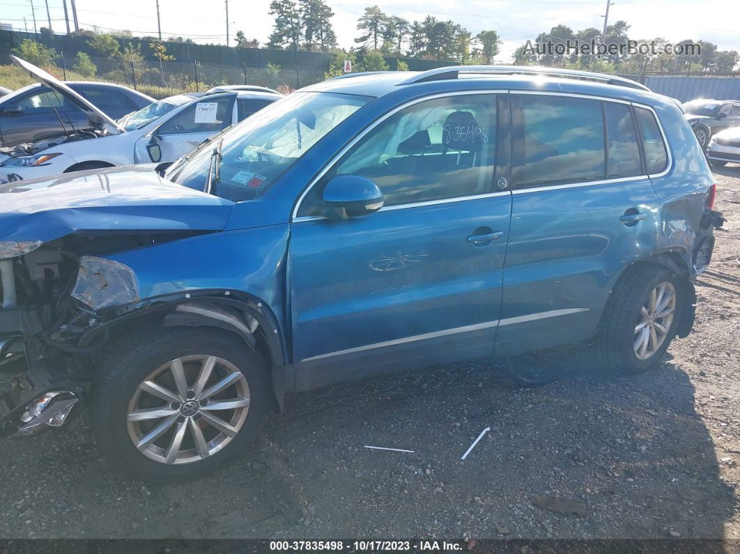 2017 Volkswagen Tiguan Wolfsburg Edition Blue vin: WVGSV7AX4HK029267