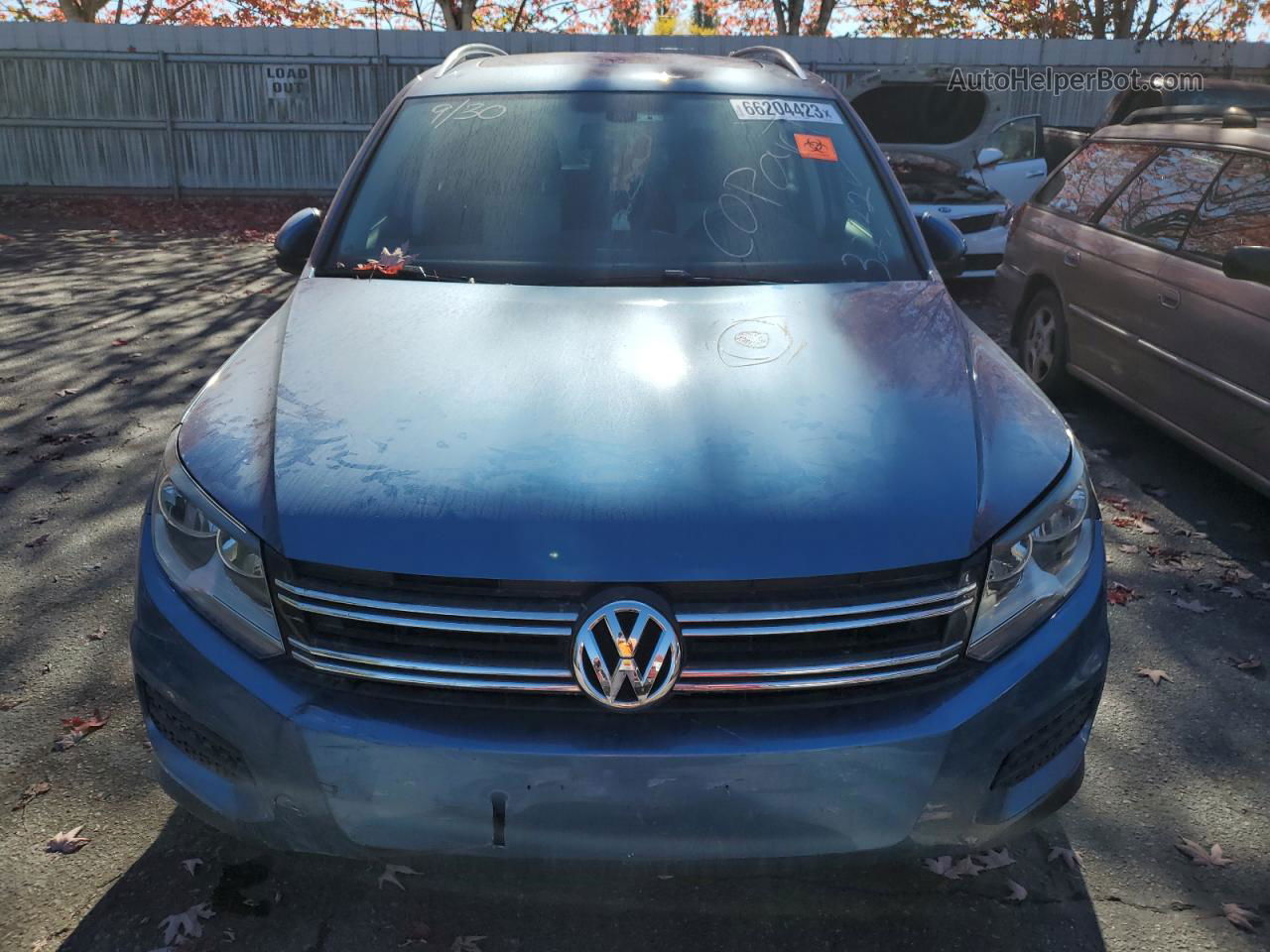 2017 Volkswagen Tiguan Wolfsburg Blue vin: WVGSV7AX5HW513232