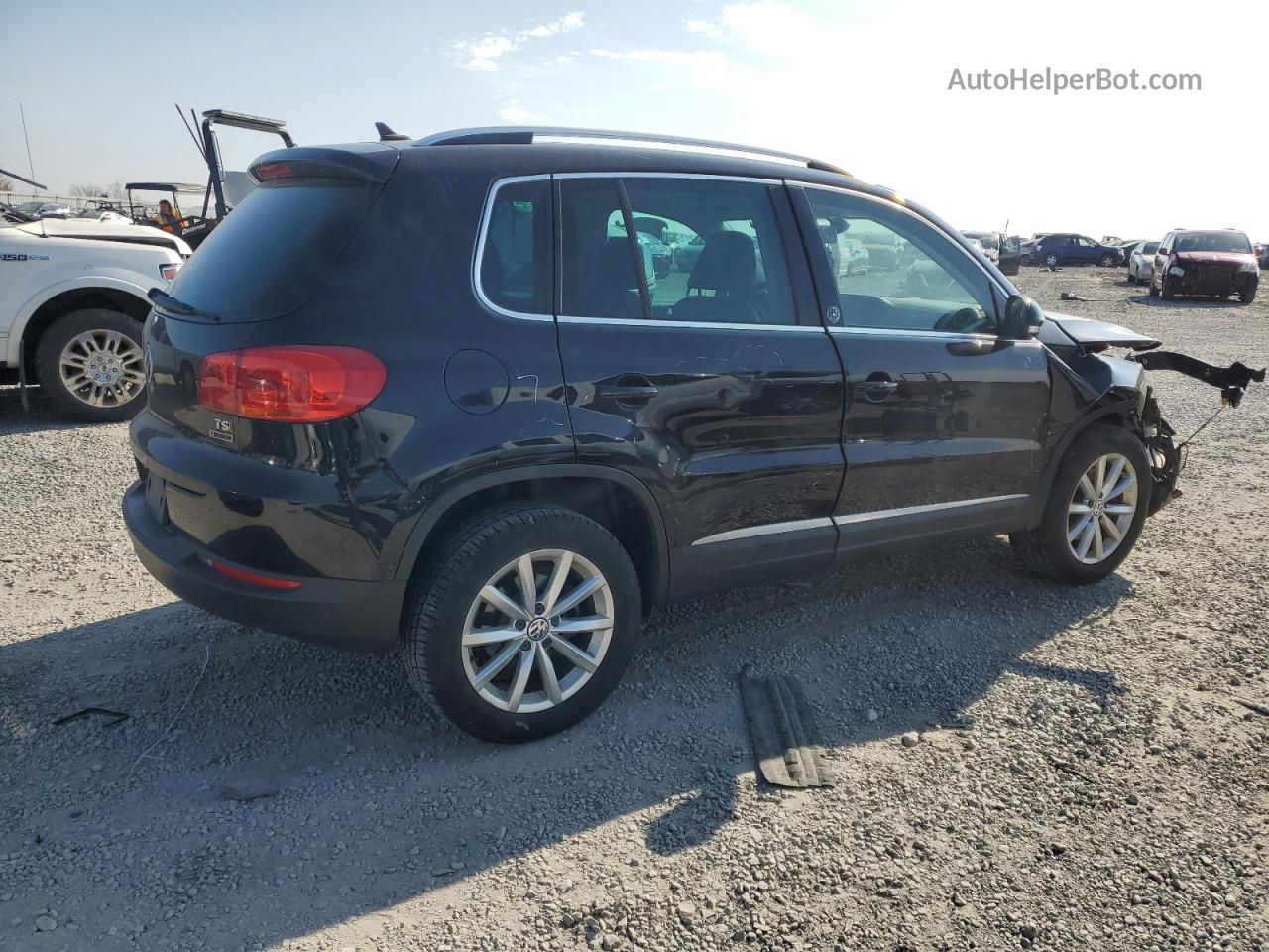 2017 Volkswagen Tiguan Wolfsburg Black vin: WVGSV7AX6HK009280