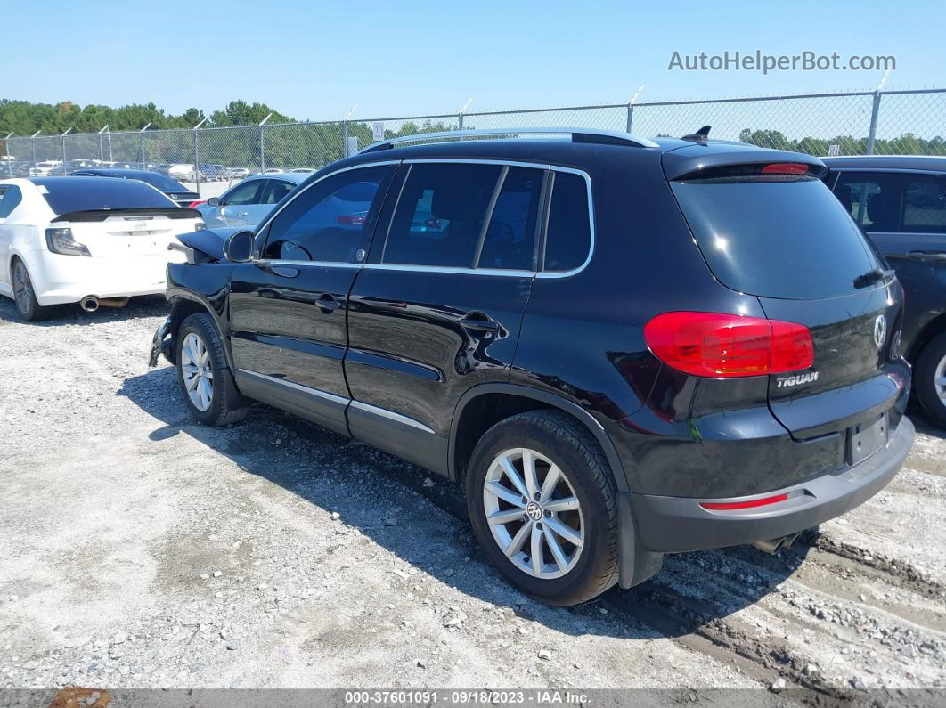 2017 Volkswagen Tiguan Wolfsburg Edition Черный vin: WVGSV7AX6HK026242