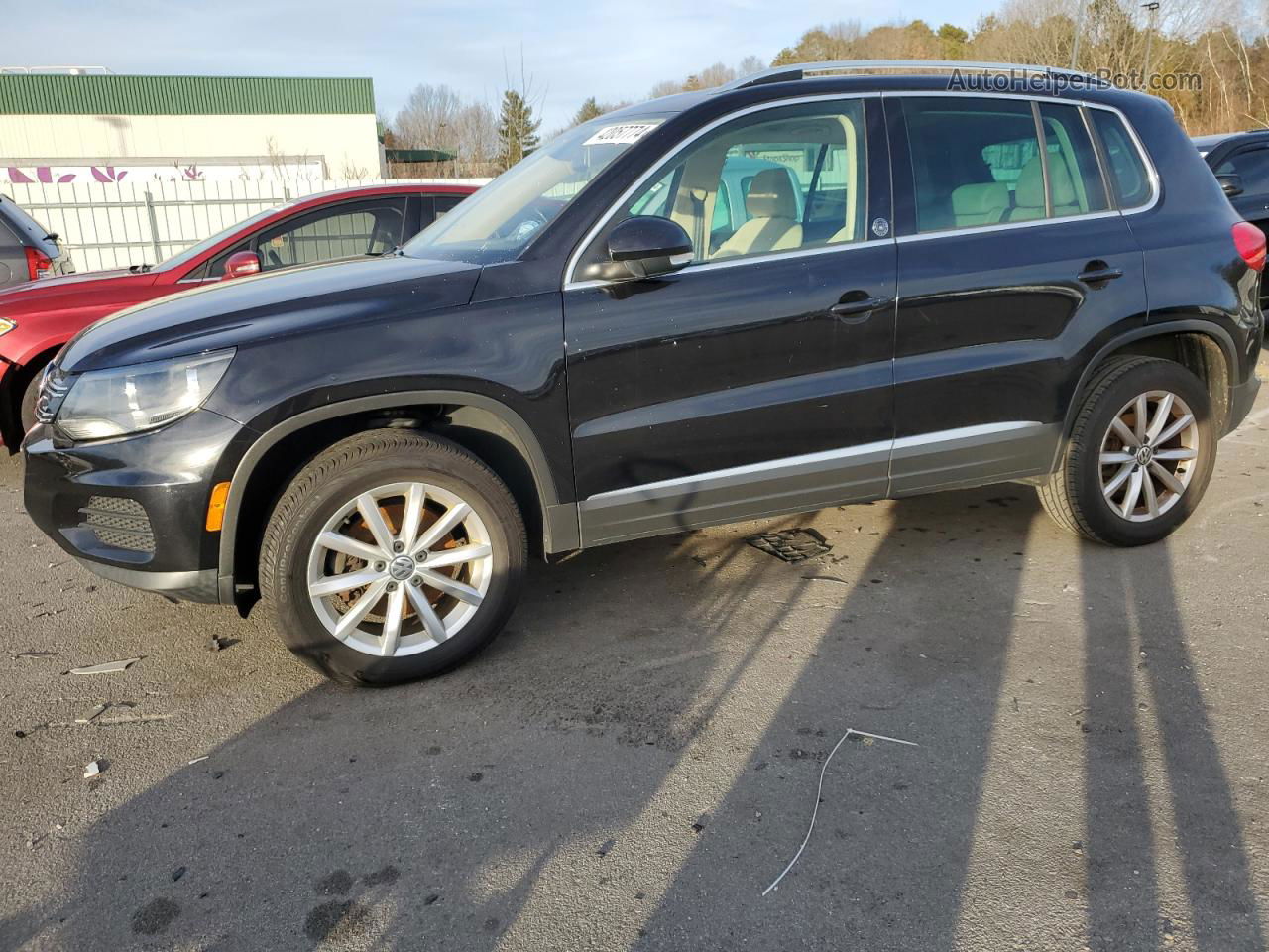 2017 Volkswagen Tiguan Wolfsburg Black vin: WVGSV7AX6HK032381