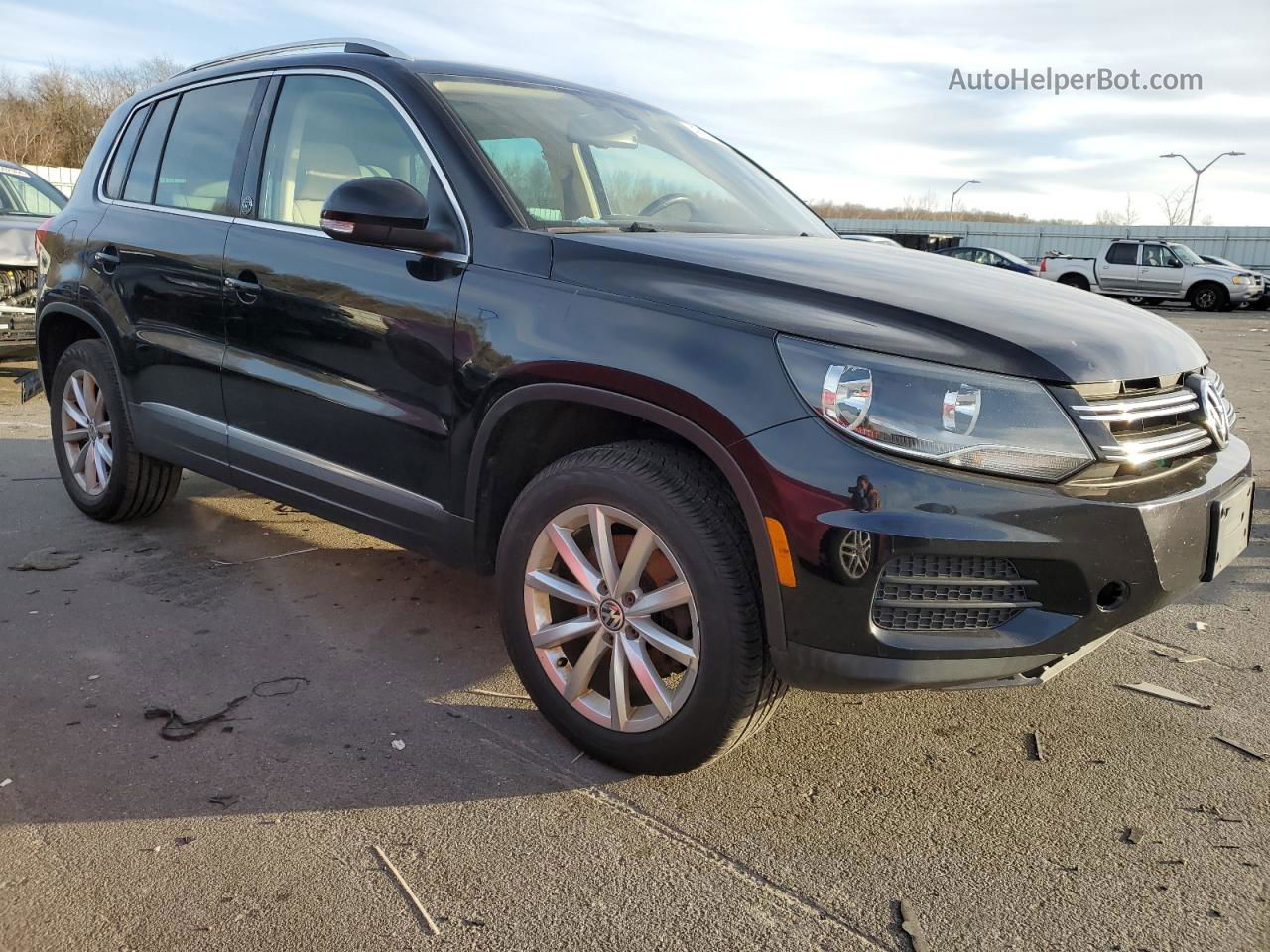 2017 Volkswagen Tiguan Wolfsburg Black vin: WVGSV7AX6HK032381