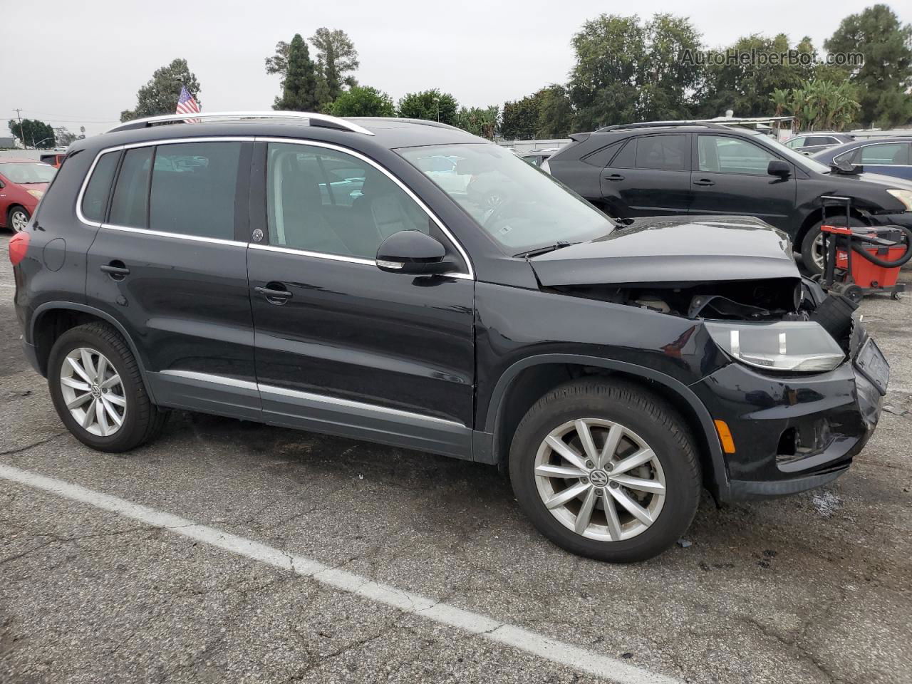 2017 Volkswagen Tiguan Wolfsburg Black vin: WVGSV7AX6HW503129