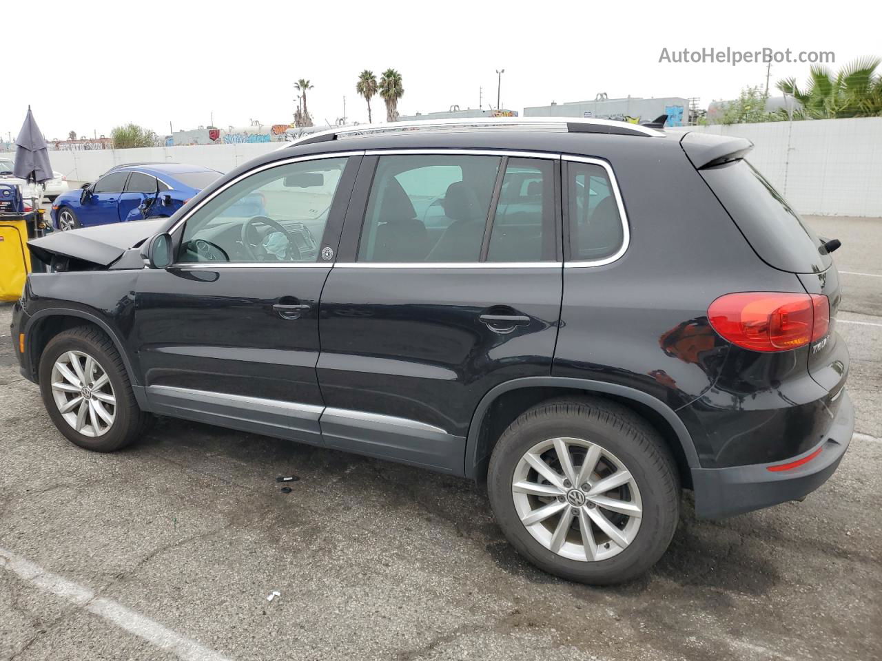 2017 Volkswagen Tiguan Wolfsburg Black vin: WVGSV7AX6HW503129