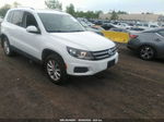 2017 Volkswagen Tiguan 2.0t Wolfsburg Edition White vin: WVGSV7AX8HK020832