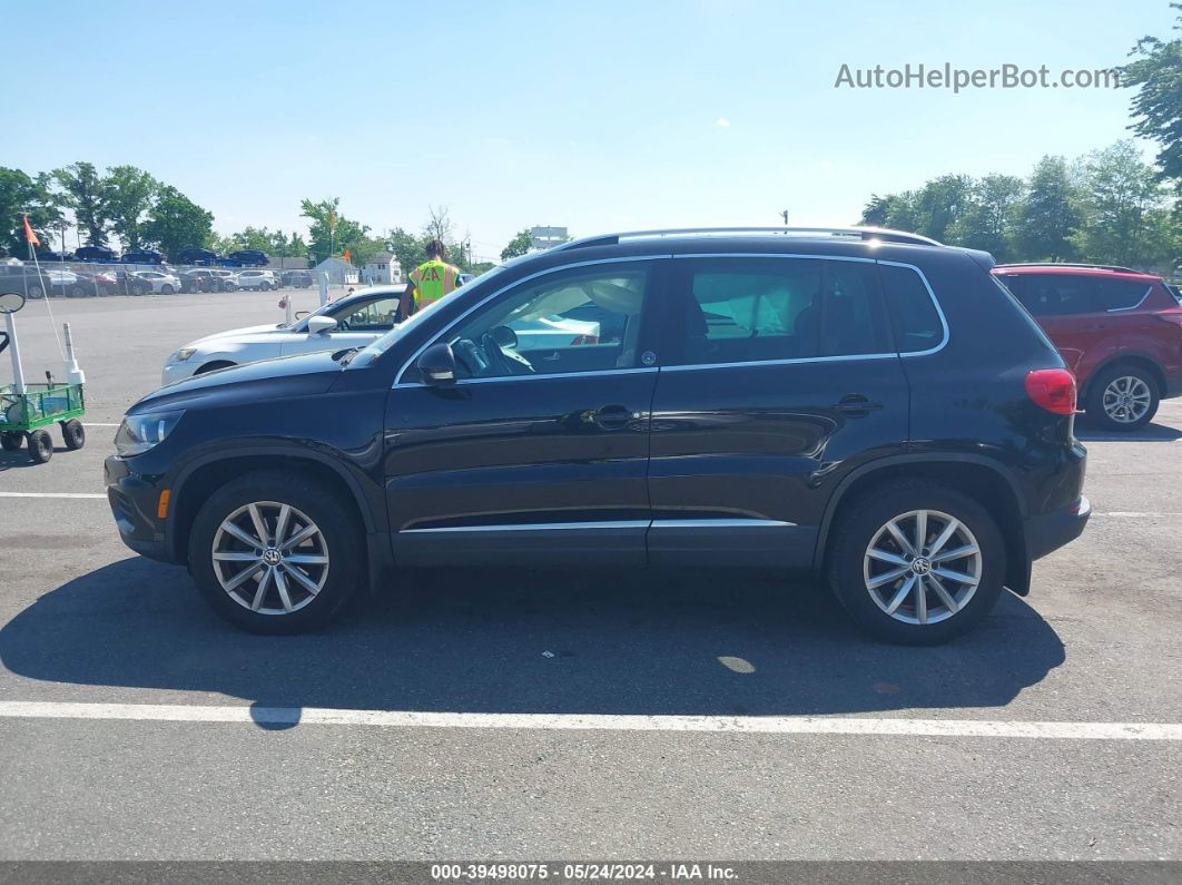 2017 Volkswagen Tiguan 2.0t Wolfsburg Edition Black vin: WVGSV7AX8HK021639