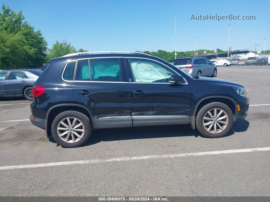 2017 Volkswagen Tiguan 2.0t Wolfsburg Edition Black vin: WVGSV7AX8HK021639