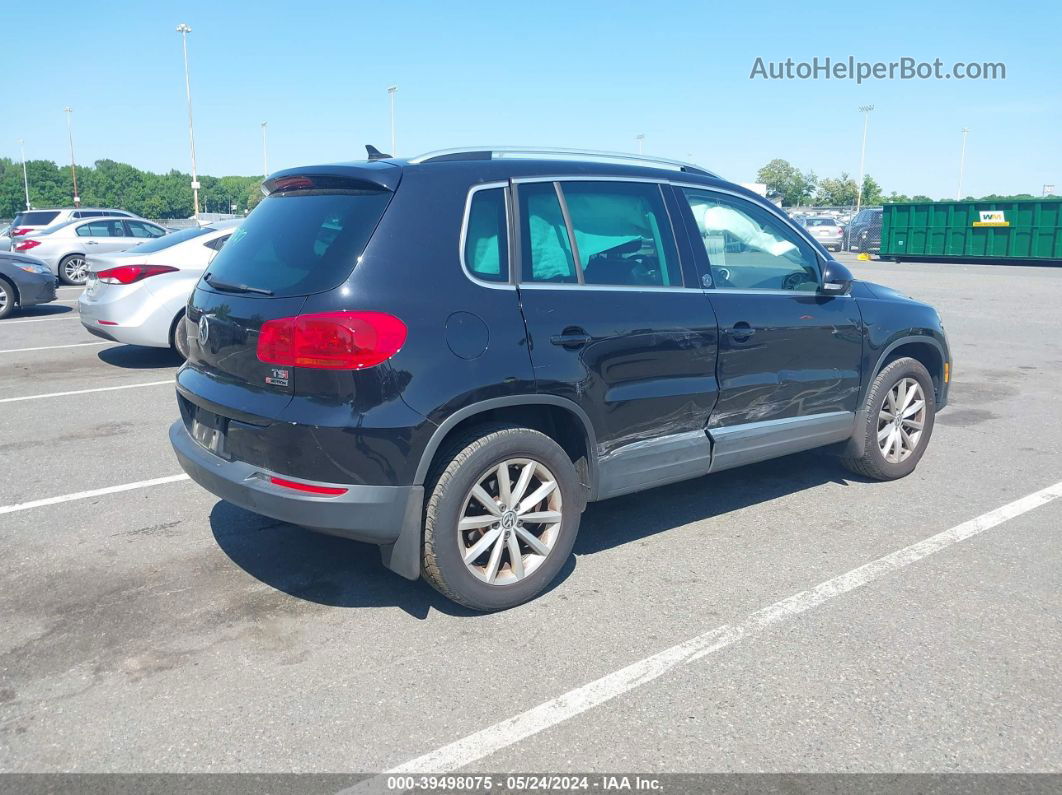 2017 Volkswagen Tiguan 2.0t Wolfsburg Edition Black vin: WVGSV7AX8HK021639