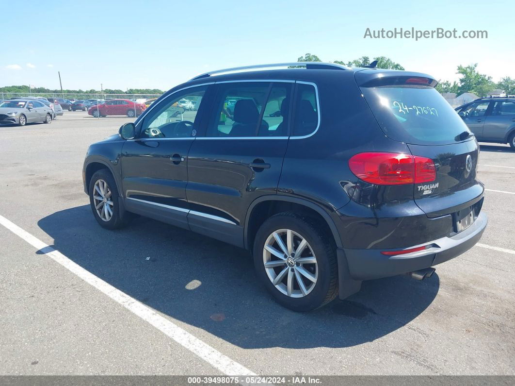 2017 Volkswagen Tiguan 2.0t Wolfsburg Edition Black vin: WVGSV7AX8HK021639