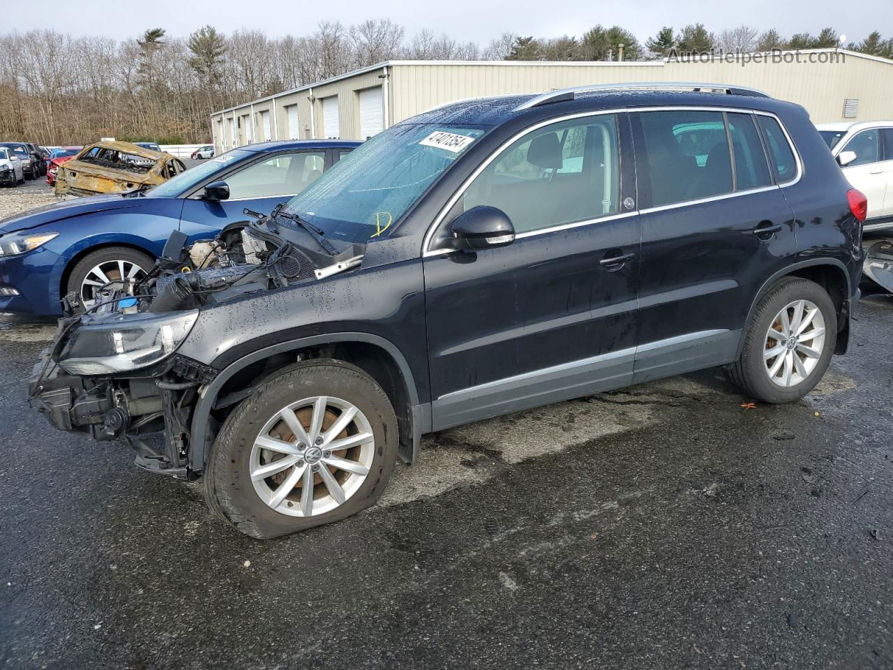 2017 Volkswagen Tiguan Wolfsburg Black vin: WVGSV7AX8HW502533