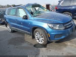 2017 Volkswagen Tiguan 2.0t Wolfsburg Edition Blue vin: WVGSV7AX8HW503066