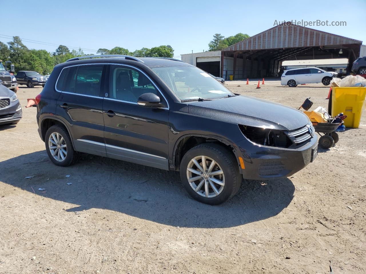 2017 Volkswagen Tiguan Wolfsburg Charcoal vin: WVGSV7AX9HK008950