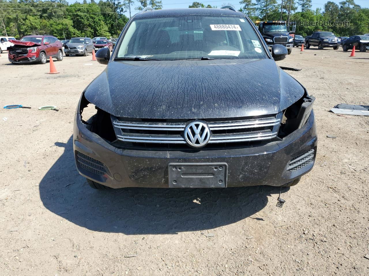 2017 Volkswagen Tiguan Wolfsburg Charcoal vin: WVGSV7AX9HK008950