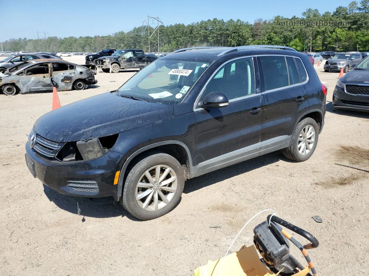 2017 Volkswagen Tiguan Wolfsburg Угольный vin: WVGSV7AX9HK008950