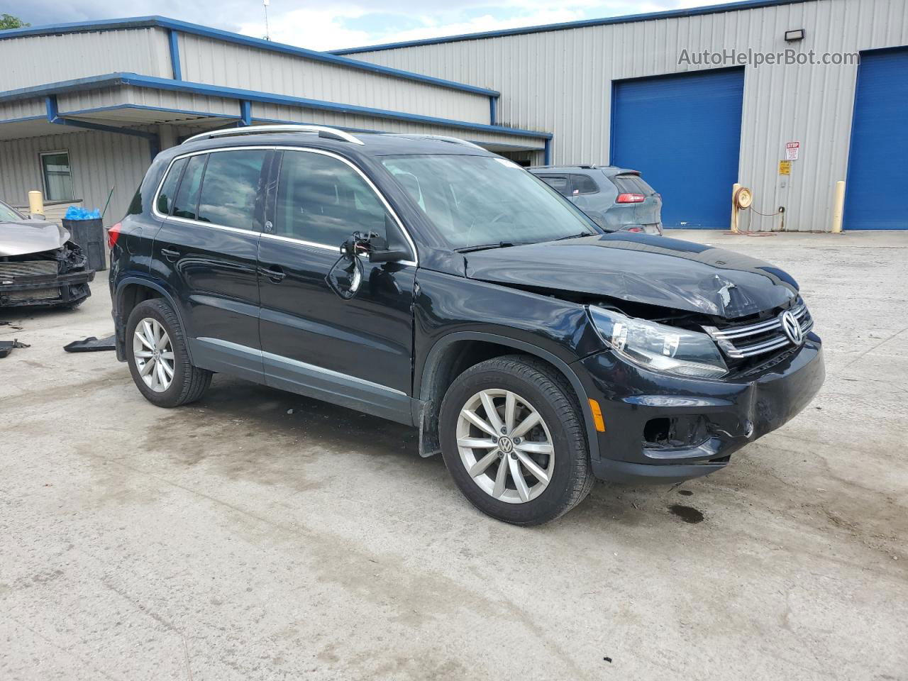 2017 Volkswagen Tiguan Wolfsburg Black vin: WVGSV7AX9HW513332