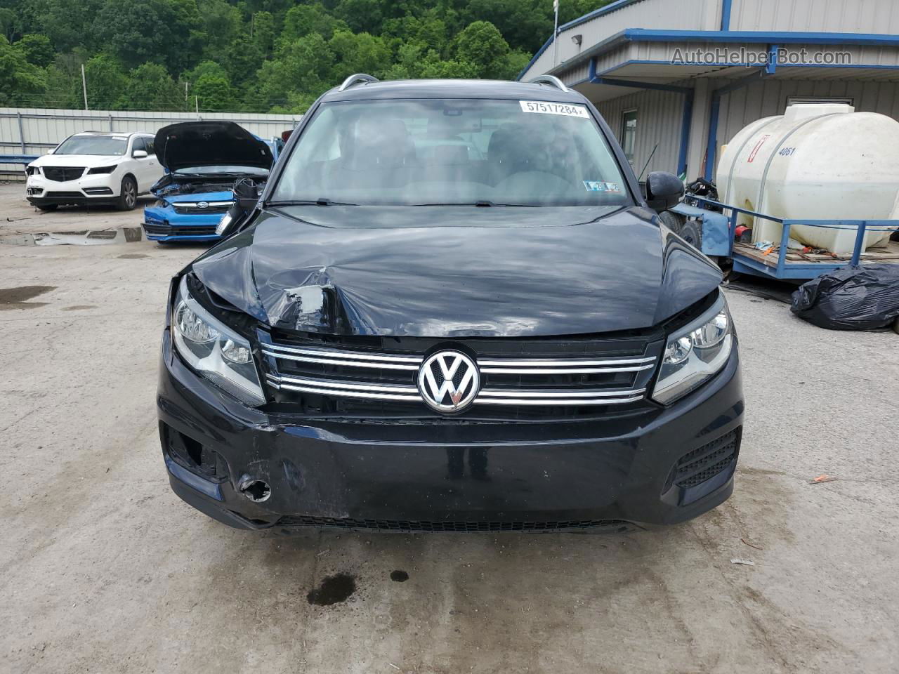 2017 Volkswagen Tiguan Wolfsburg Black vin: WVGSV7AX9HW513332