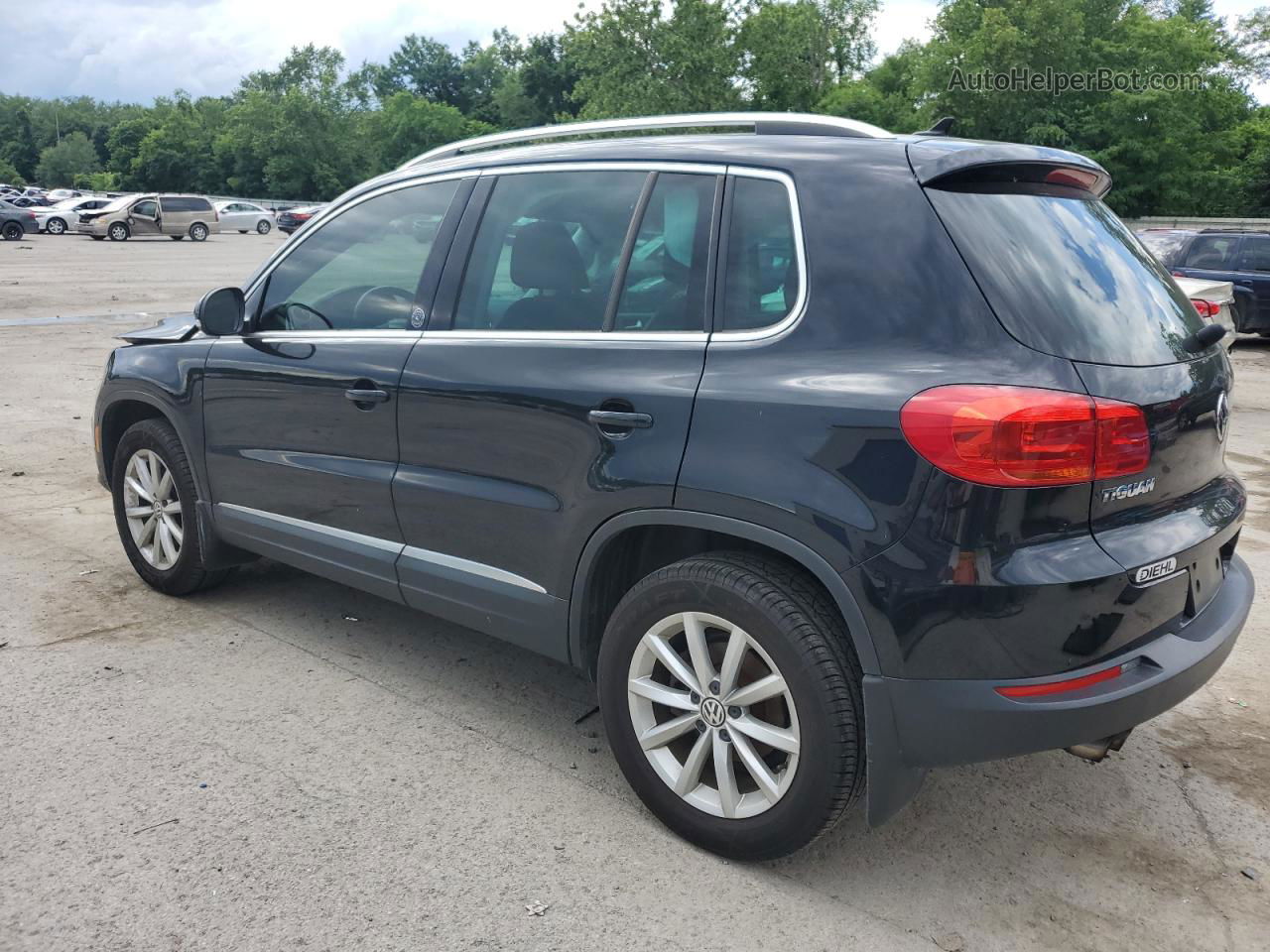 2017 Volkswagen Tiguan Wolfsburg Black vin: WVGSV7AX9HW513332