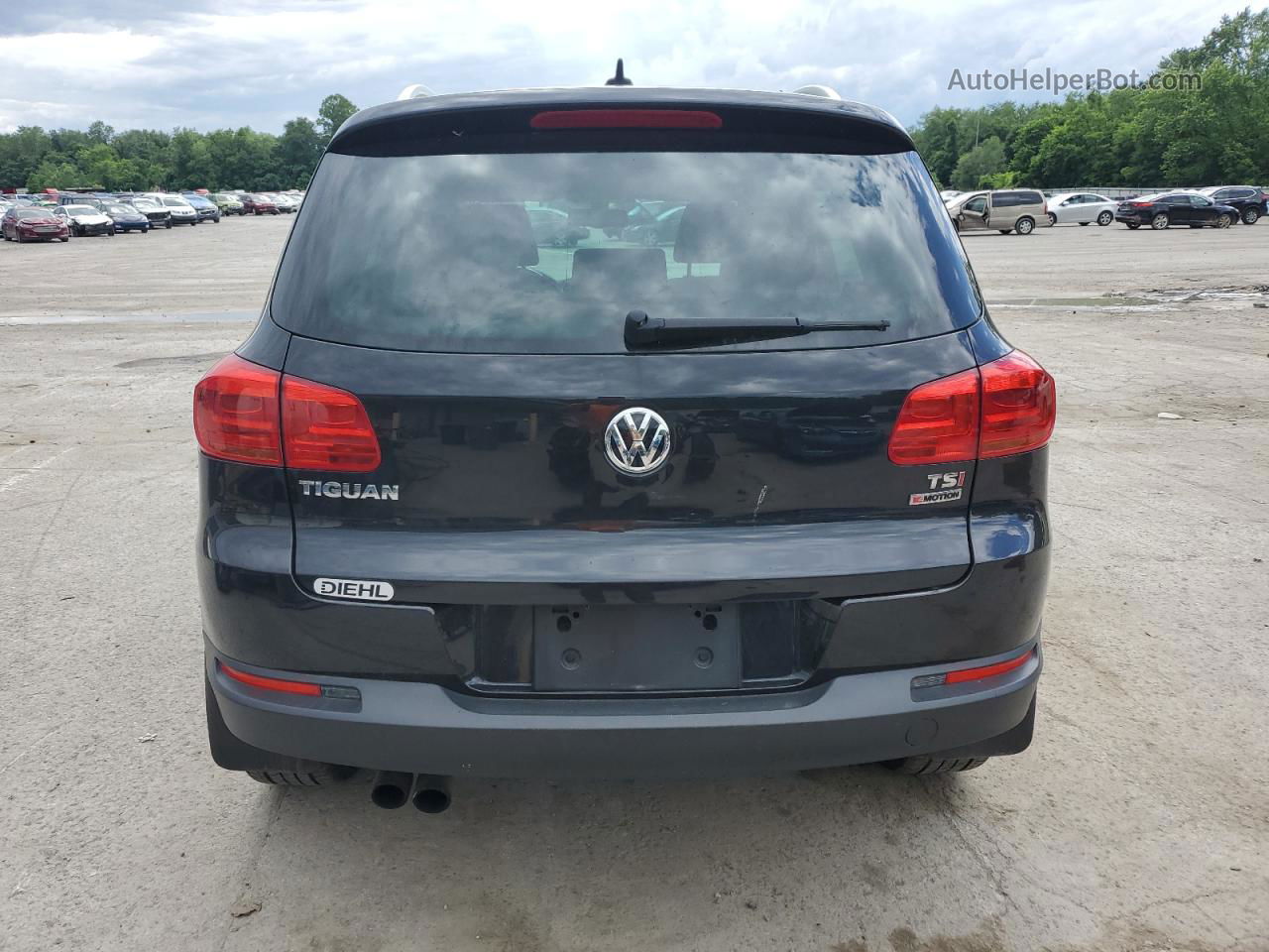 2017 Volkswagen Tiguan Wolfsburg Black vin: WVGSV7AX9HW513332