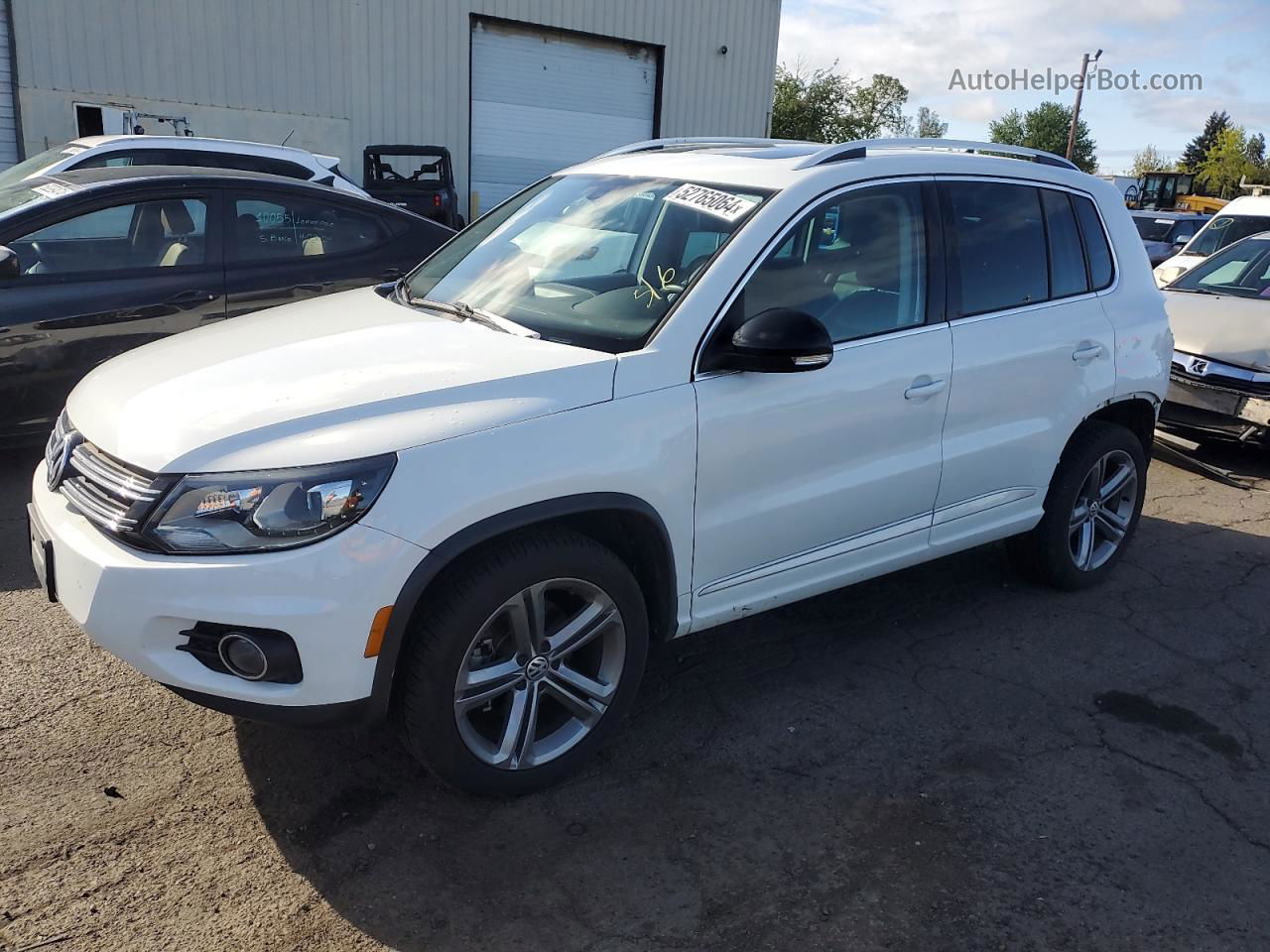 2017 Volkswagen Tiguan Sport White vin: WVGTV7AX1HK037363