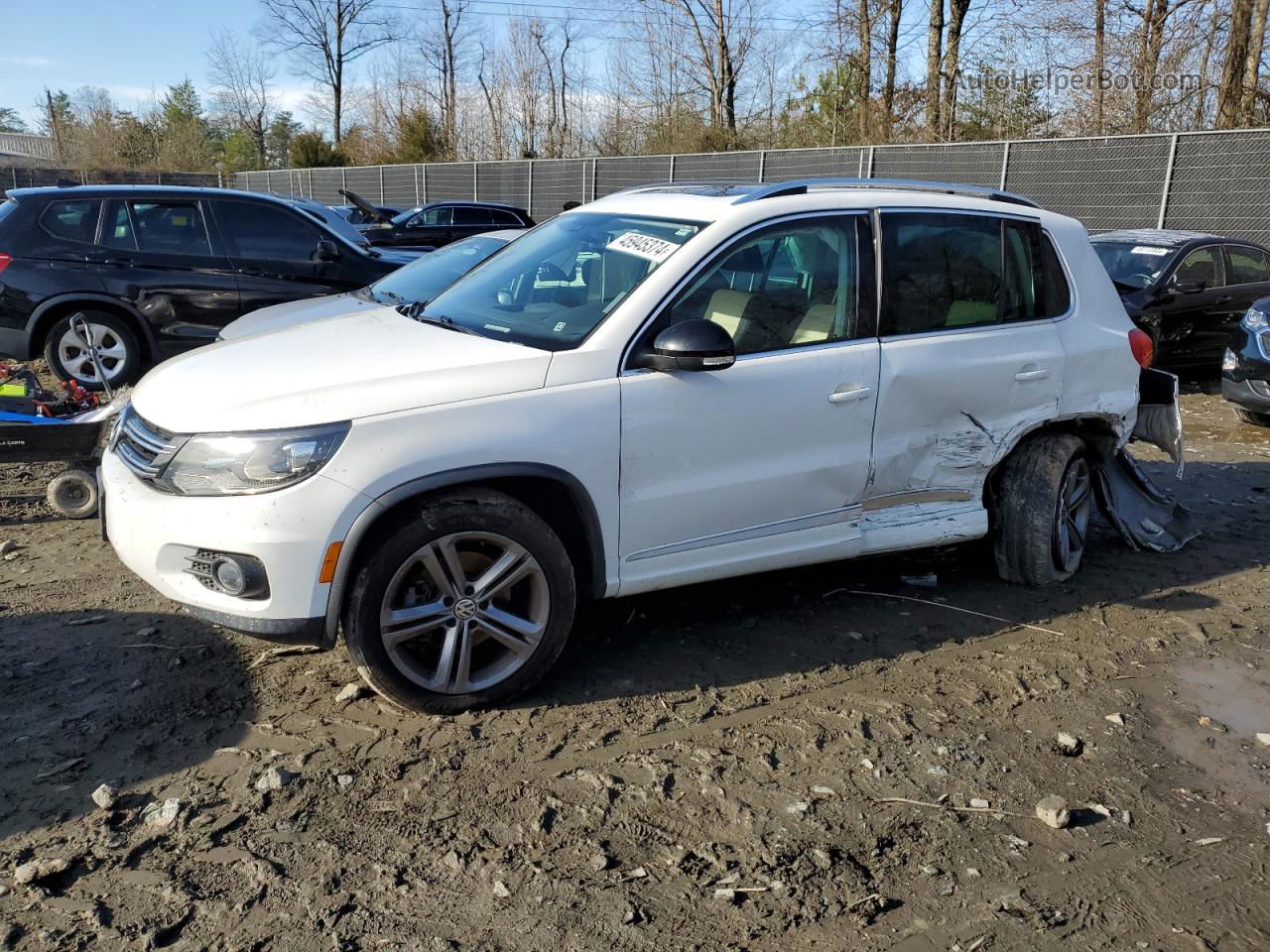 2017 Volkswagen Tiguan Sport White vin: WVGTV7AX3HK010181