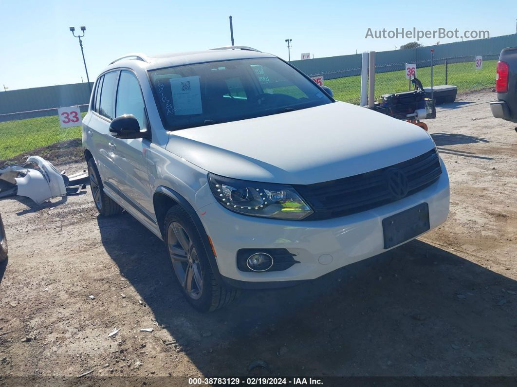 2017 Volkswagen Tiguan 2.0t Sport White vin: WVGTV7AX3HW505554